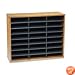 Fellowes 24-Compartment Literature Organizer, Letter Size, Medium Oak (25043)