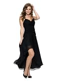 Astrapahl Mit breiten Trgern Abend - Cocktailkleid lang Farbe schwarz 