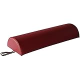 Mt Massage Tables 9" Half Round Semi-Round Massage Bolster, Burgundy