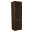Way Basics Eco Storage Cube Plus 3-Shelf Storage Unit, Espresso Wood Grain