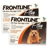 Frontline Plus for Small dogs up to 22 Lbs (Twelve Dose)