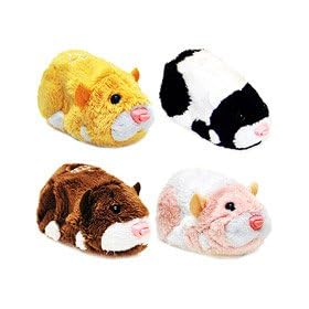 Zhu Zhu Pet Hamster Set of 4 Version 2 Jilly Winkie Scoodles & Nugget