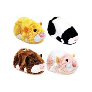 Zhu Zhu Pet Hamster Set of 4 Version 2 Jilly Winkie Scoodles and Nugget by
