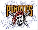 Signed Pirates, Pittsburgh (2008) Signd by the 2008 Pittsburgh Pirates (14 Sigs) Doug Mientkiewicz, Nate McLouth, Paul Maholm, Jose Bautista, Ian Snell, Evan Meek, Matt Capps, Tom Gorzelanny, Brian Bixler, Ryan Doumit, Adam LaRoche, Matt Morris, John Russell and Phil Dumatrait Photo