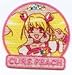 CU17　フレッシュプリキュア！【キュアピーチ】アイロン接着ワッペン