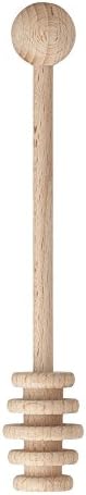 Honey Dipper Dripper Drizzler 6" Wood Stick Dip Server Beechwood Stirring Rod