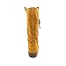Coach Tullip Signature Embossed Suede Boot (Camel)