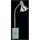 Trio-Leuchten 818780107 Flexarm-Spot in Nickel matt mit Reflektor/Schalter