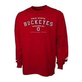 adidas Ohio State Buckeyes Scarlet Youth Ambush Long Sleeve T-shirt