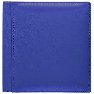 RODEO BLUE #103 pebble grain leather 1-up 5x7 album by Raika - 5x7