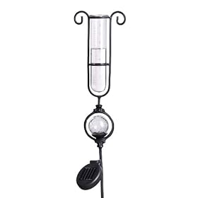 Garden Delight Solar Rain Gauge by 