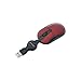 Gear Head Optical Retractable USB Mobile Mouse, Red/Black (MP1750RED)