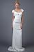 Grace Shirred Ivory Gown by Nicole Miller