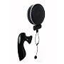 Nectar BCL-100-PBUS Genuine Leather Retractable Bluetooth Headset Holder (Black)