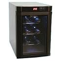 Haier HVUE06ABB 6-Bottle Wine Fridge, Black