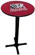 Alabama Crimson Tide Pub Table with Black Commercial Base