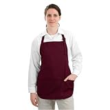 Port Authority Medium Length Apron with Pouch Pockets