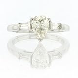 1.26ct Pear Shape Diamond Engagement Anniversary Ring