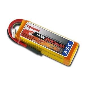 14.8V Tenergy 2100mAh 35C Li-Poly Lipo 4-Cell Battery Pack for RC airplanes and jets ---... from Toy RC Airplanes