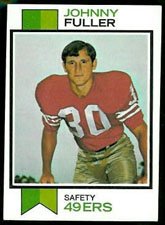 1973 Topps Regular (Football) Card# 207 Johnny Fuller of the San Francisco 49ers Ex Condition