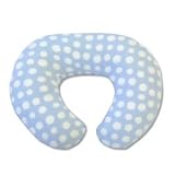Boppy Bare Naked with Miracle Middle and Dottie Fleece Slipcover - Blue/White