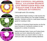 The Getting Started, Deal Analysis Basics, Motivated Seller Goals for Utah Real Estate Investing