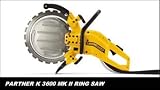 Partner Saw K3600 MK II RingSaw: 5. 8 HP Motor, Hydraulic gear motor, 2500 psi (140 bar)