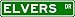 ELVERS Street Sign ~ Personalized Family Lastname Sign ~ Gameroom, Basement, Garage S...