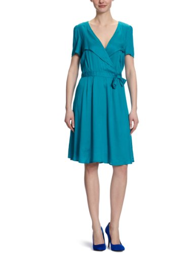 NafNaf Damen Kleid (knielang) RNR75, Gr. 40 (42 FRA), T&uuml;rkis (0526 bleu lagon) Preisvergleich