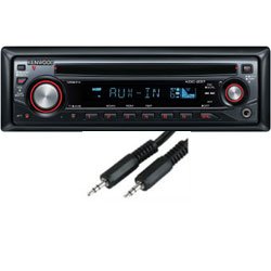 KENWOOD KDC-237SA CD/TUNER WITH AUX LEAD