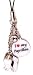 Papillon Dog Cell Phone Charm