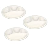 【萬古焼 和皿・洋皿】 ておこしホワイト 仕切りトレー 3個組 　/ お楽しみグッズ(キッチン用品)付きセット