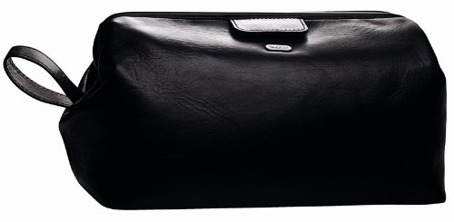Bugatti Basic Line 49213501, Unisex - Erwachsene Kulturtasche, schwarz, (01), 26,5 x 15 cm