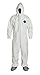 Hooded Tyvek(R), White, Boots, M, PK6