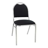 Alera Round Back Stacking Chairs - 4 pk.