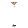 Quoizel TF961UVB Finton 1 Light Tiffany Torchiere