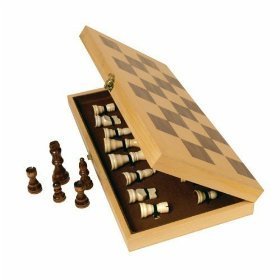 Classic Wood Folding Chess Set On Sale