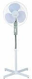 Optimus F-1660 16-Inch Oscillating 3-Speed Stand Fan, White