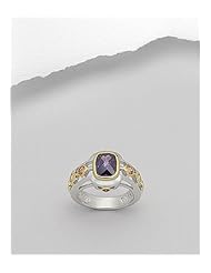 CZ Ring In 92.5 Sterling Silver