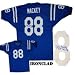 John Mackey Autographed/Hand Signed Custom Blue Jersey with HOF 1992 Inscription