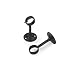 Umbra Ceiling-Mount Bracket for Drapery Rod, Matte Black, Set of 2