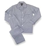 Botany Tall Man Long Sleeve, Long Leg Broadcloth Print Pajama 7c9-614