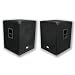 PACKAGE - Two 18 Inch PA Subwoofers PRO Audio Band Speaker Cabinets Sub - Band, Bar, Wedding, Karaoke, DJ, 18