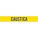 Brady 83413 Pipe Marker, Legend, "Caustica", Style 1