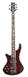 Schecter Stiletto Extreme-5 Bass Guitar (5 String, Left Handed, Black Cherry)
