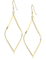 Argento Vivo Medium Open Twist High Polish Earrings