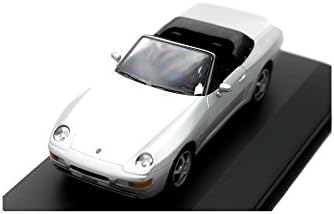 Highspeed Porsche 968 Carbio 1993 Diecast Car 1:43 (Silver)(L x W x H),9.5 x 3 x 4