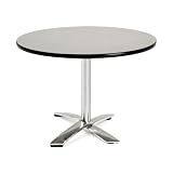 OFM FT42RD-GRAY NEBULA 42 Inch Round Flip-Top Multi-Purpose Table-Gay Nebula by OFM