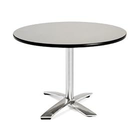 OFM FT42RD-GRAY NEBULA 42 Inch Round Flip-Top Multi-Purpose Table-Gay Nebula by Bar Stools