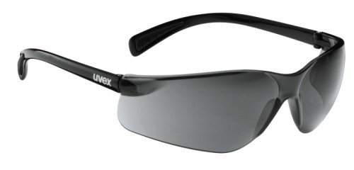 Uvex Flash Fahrrad / Sport Brille schwarz (black shiny/smoke) S5302792210